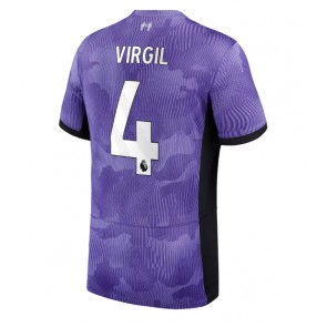 Liverpool Virgil van Dijk #4 Replika Tredjetrøje 2023-24 Kortærmet